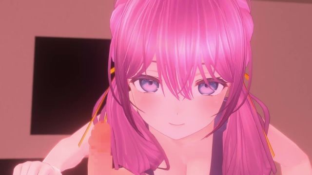 [ほろぽん] 巨乳スク水ツインテール妹がお口でご奉仕～寝起き編～【3Dアニメ】